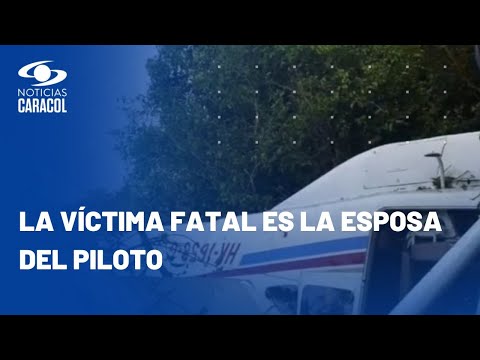 Un muerto y un herido dej&oacute; accidente de avioneta en Paz de Ariporo, Casanare