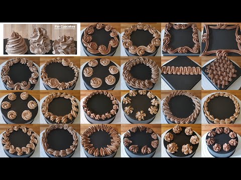 Decoration Ideas made with only Wilton Nozzle 1M :: Homemade Cake