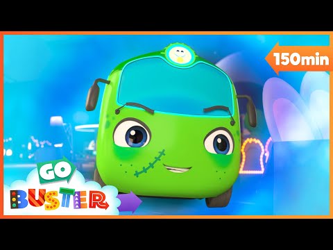 Learn Trick or Treating! 🎃🍬 | Go Learn With Buster | Videos for Kids