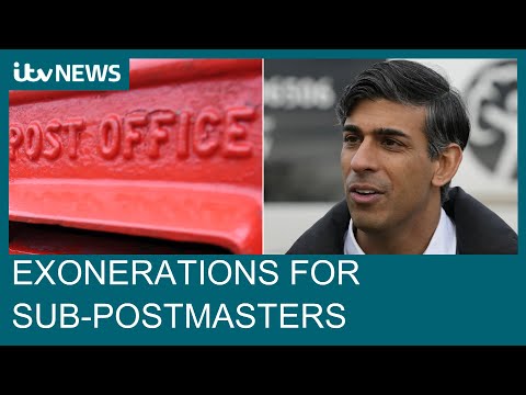 Horizon scandal: PM announces mass exonerations for sub-postmasters | ITV News