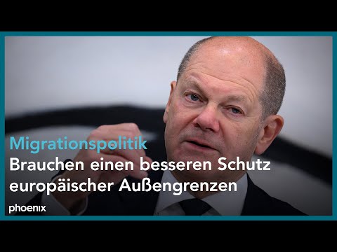 Ergebnisse Bund-L&auml;nder-Treffen: Pressekonferenz mit Olaf Scholz am 07.11.23