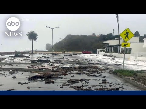 Storm pounds West Coast with high waves, flooding