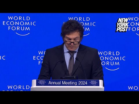 Argentina President Javier Milei slams elites at Davos: 'the state is the problem'