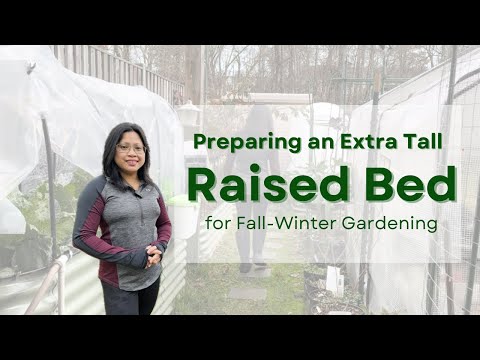 Preparing my Extra Tall Raised Bed for Fall-Winter Gardening in Zone 7