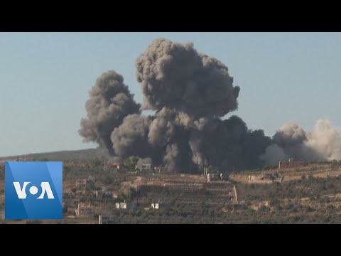 Israel Strikes South Lebanon Border Area | VOA News