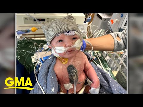 Partial heart transplant successfully grows in infant