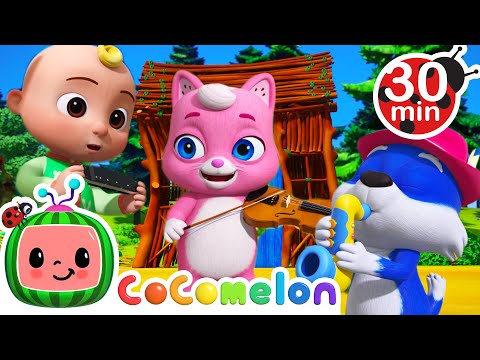 JJ &amp; the 3 Little Friends | CoComelon JJ's Animal Time | Animal Songs for Kids