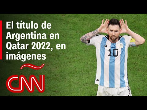 &ldquo;Sean eternos los campeones&rdquo;: el triunfo argentino en im&aacute;genes