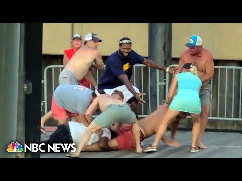 Watch: Video shows brawl erupt on Alabama riverfront