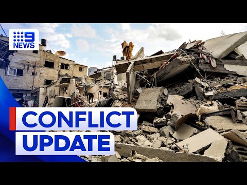 Israel military withdraws from Gaza hospital after raid | 9 News Australia