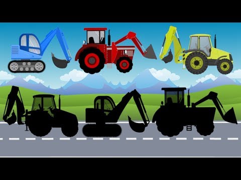 What Cabin? Excavator, Tractor, Dump Truck &amp; Loader | Construction Toy Vehicles for Kids