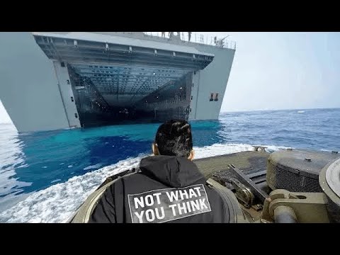 I Flew Into US Navy's Largest Stealth Ship