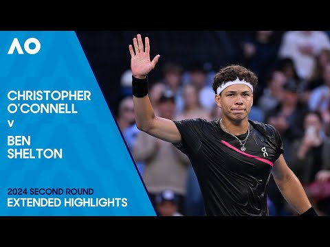 Christopher O'Connell v Ben Shelton Extended Highlights | Australian Open 2024 Second Round