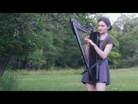 The Sound of Silence  |  Simon &amp; Garfunkel (Harp Cover)