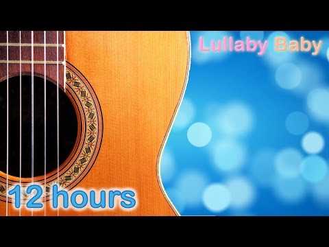 ☆ 12 HOURS ☆ Relaxing GUITAR Music &amp; OCEAN Sounds ♫ ☆ NO ADS ☆ Peaceful Acoustic Guitar Sleep Music