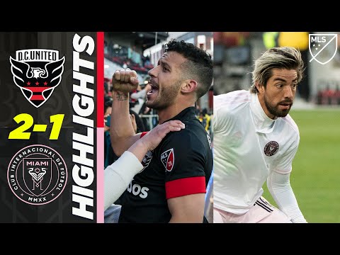 D.C. United 2-1 Inter Miami | VAR Red Card Overshadows Pizarro's First Goal | MLS HIGHLIGHTS