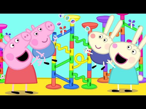 Peppa Pig Official Channel | Marble Run Challenge with Peppa Pig