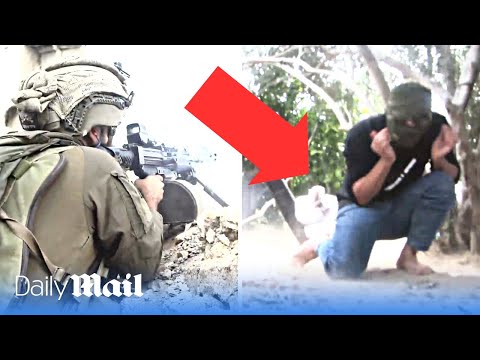 Israel combat brigades in fierce gun battle with Hamas as they attack from hidden mortar positions