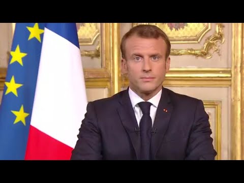 REPLAY - Allocution d'Emmanuel Macron apr&egrave;s le d&eacute;c&egrave;s de Jacques Chirac