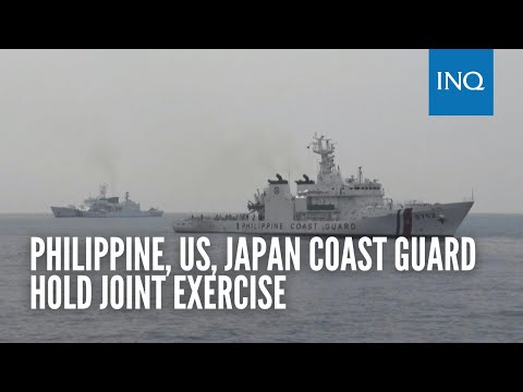 Philippine, US, Japan coast guard hold joint exercise