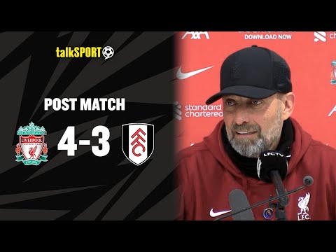 Jurgen Klopp PROUD of his side after late comeback against Fulham! 🙌 | Post-Match Press Conference 🎙