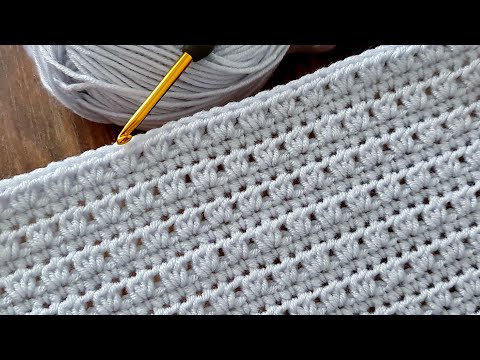 Magnificent crochet knitting pattern that is very easy to make for beginners.