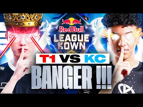 T1 vs KC❤️FAKER vs SAKEN, LA RENCONTRE DE L' ANN&Eacute;E ! (J'AI KIFF&Eacute; REDBULL TOURNAMENT)