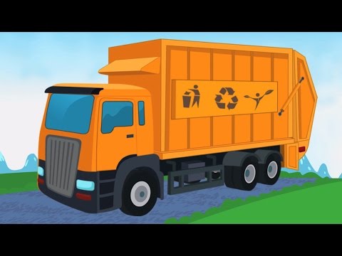 M&uuml;llauto | die Video-Transport f&uuml;r Kinder | Educational Video | Garbage Truck