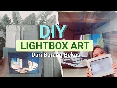 VIRAL DI TIKTOK!! TUTORIAL LIGHTBOX ART/LIGHTPAINTING DARI BARANG BEKAS 