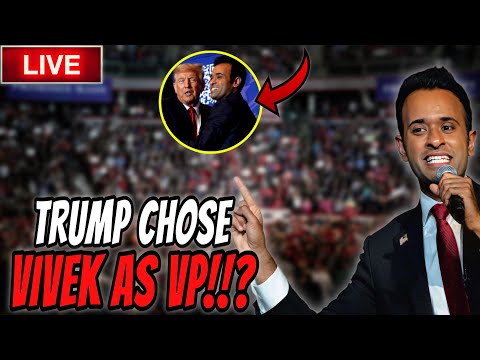 BREAKING NEWS: Trump FINALLY Chose Vivek Ramaswamy As VP At New Hampshire RALLY And Crowd WENT NUTS!