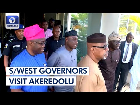 Sanwo-Olu, Other South West Govs Visit Akeredolu In Ibadan