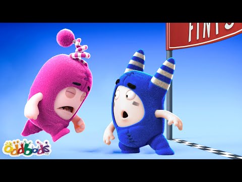 RACE to the Bitter End 🏃 | BEST OF NEWT 💗 | ODDBODS | Funny Cartoons for Kids