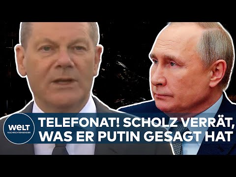 TELEFONAT MIT PUTIN: Olaf Scholz verr&auml;t drei Punkte! Was er Russlands Pr&auml;sidenten klar gemacht hat