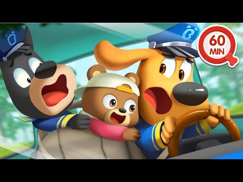 No Juegues en el Asiento del Conductor 🐻🚗 60MIN de Dibujos Animados 🔍Sheriff Labrador en Espa&ntilde;ol