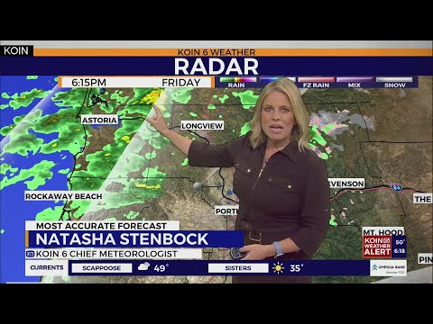 Weather forecast: Heavy rain moving through Portland early Saturday, chance for thunderstorms