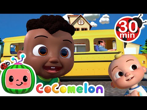 Wheels on the Bus (School Rocks) | CoComelon - It's Cody Time | Songs for Kids &amp; Nursery Rhymes