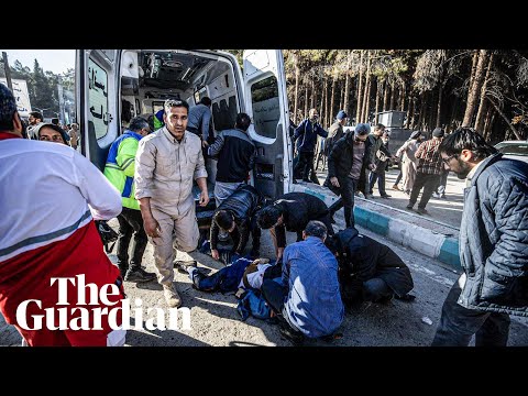 Scores of people dead after two explosions hit Qassem Suleimani memorial in Iran