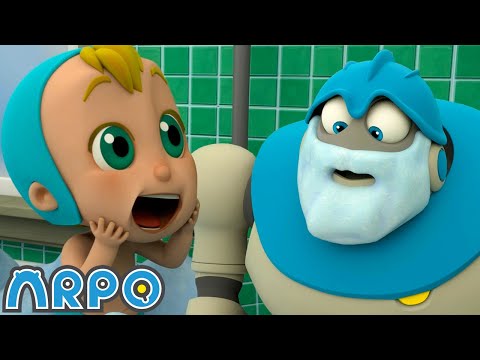 Must Keep The Baby CLEAN!!! 🧼 | ARPO The Robot | Funny Kids Cartoons | Kids TV Full Episodes