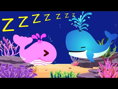 Gentle Bedtime Lullaby and Peaceful Fish Animation 🐟 Baby Lullaby Mozart 🌛 Baby Sleep Music💤