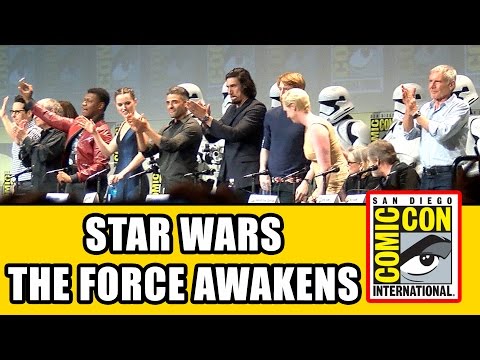 STAR WARS THE FORCE AWAKENS Comic Con Panel