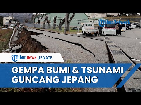 Hari Pertama 2024, Jepang Diguncang Gempa Dahsyat 7,4 SR yang Berpotensi Tsunami, Rumah Hancur