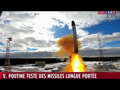 Vladimir Poutine teste des missiles de longue port&eacute;e