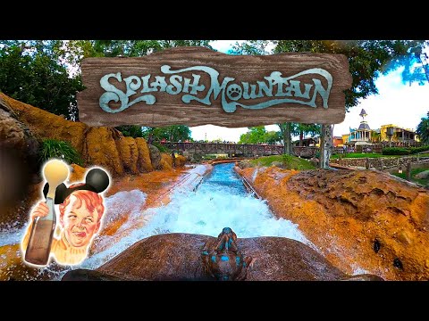 Splash Mountain at Magic Kindom - Front POV