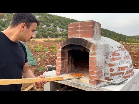 How to Make a Simple And Beautiful Pizza Oven / Building a Wooden House