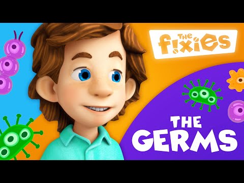 Germ Busters: Tom Thomas and Nolik's Cleaning Adventure! | The Fixies | Animation for Kids