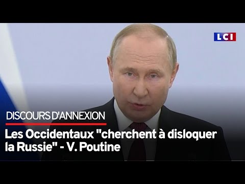 Annexion : le discours de Poutine