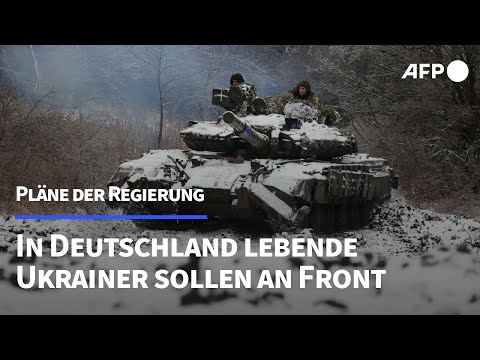 In Deutschland lebende Ukrainer sollen an die Front | AFP