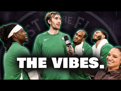 Celtics Vibes Are Ridiculously High | First to the Floor