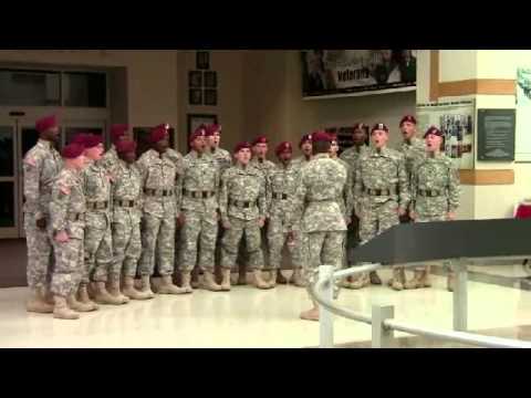 82nd Airborne Division's All-American Chorus performs