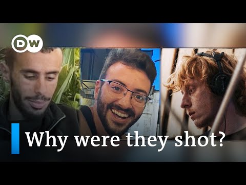 Why did Israeli soldiers shoot shirtless hostages carrying a white flag? | DW News